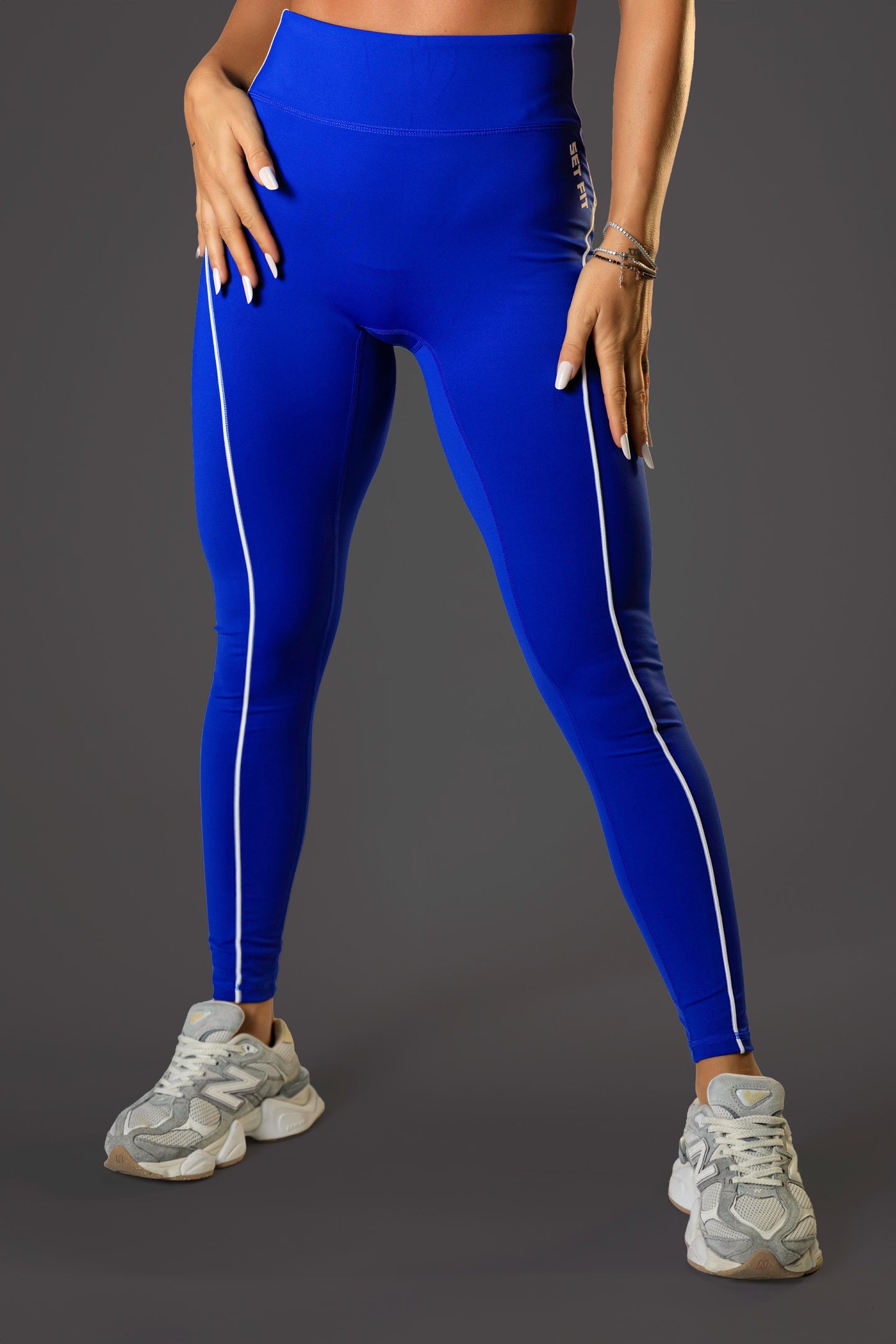 Set dama sport Norea Balance (bustiera+ colant) albastru
