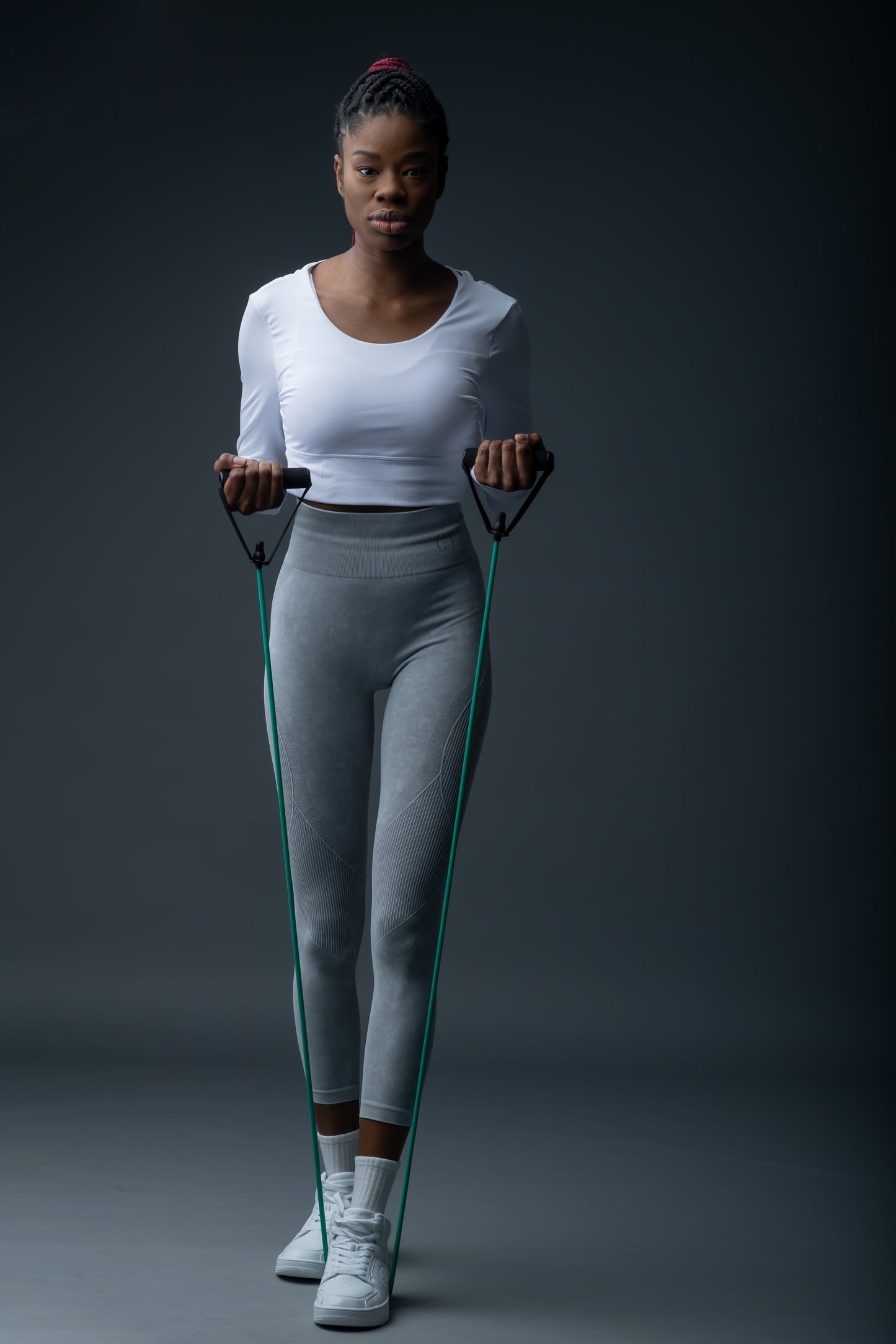 Colanti sport dama Irene gri