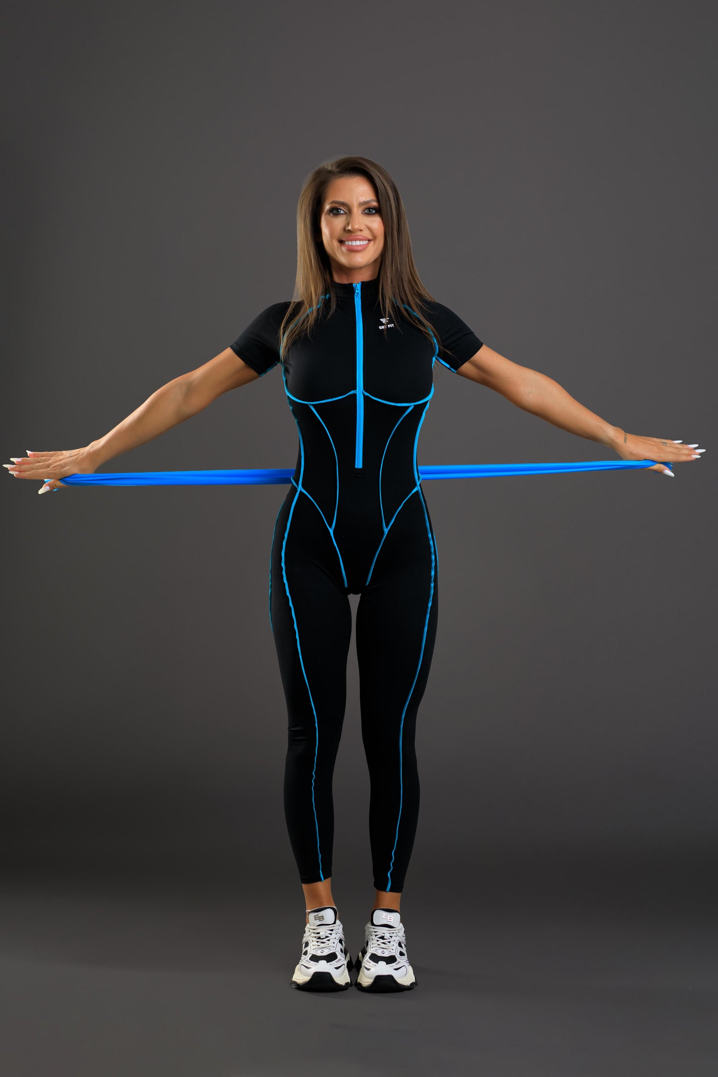 Salopeta dama sport Smaranda blue