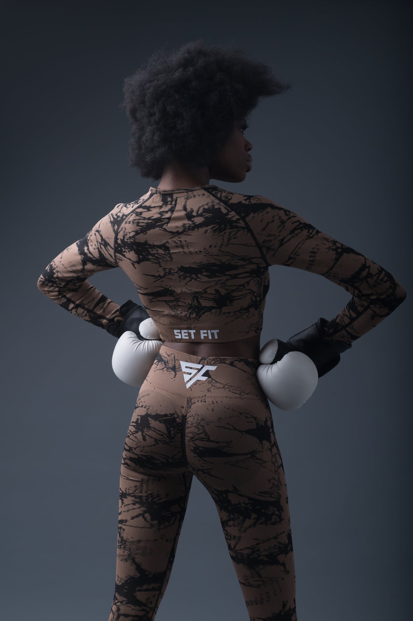 Set pantaloni + top sport Naomi