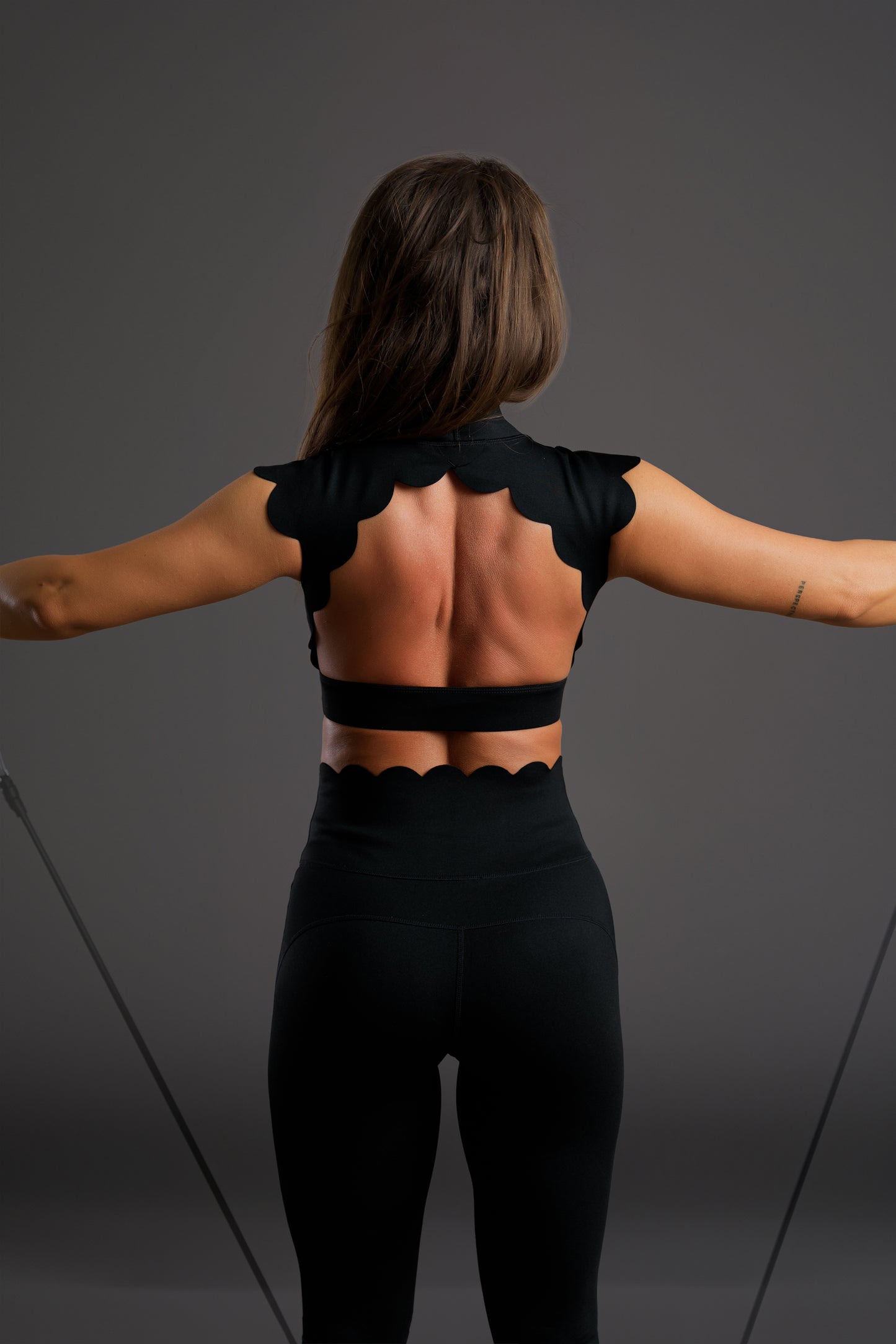 Set dama sport Catrina (colanti + top)