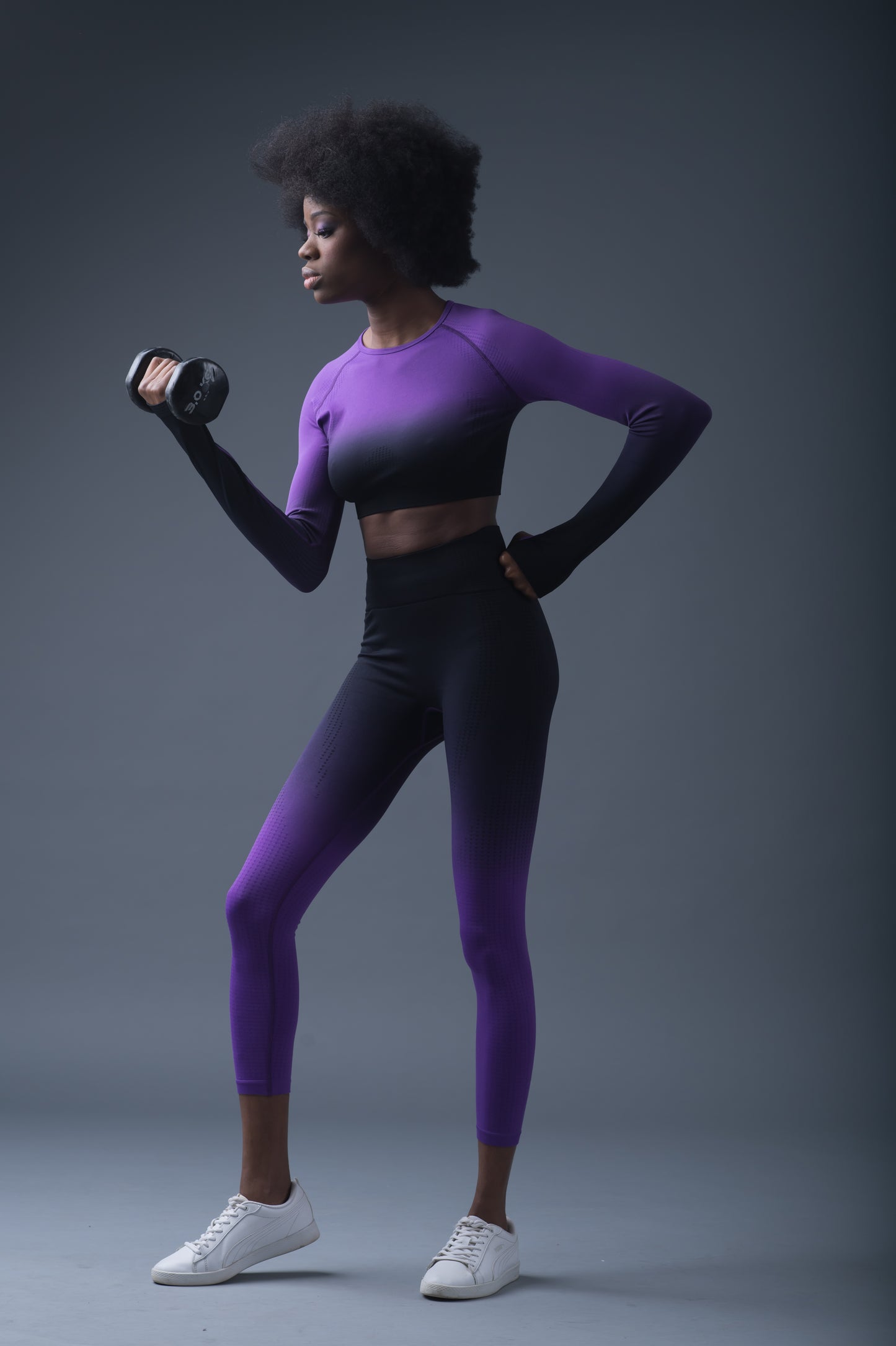 Set dama pantaloni + top sport Ezra Mov