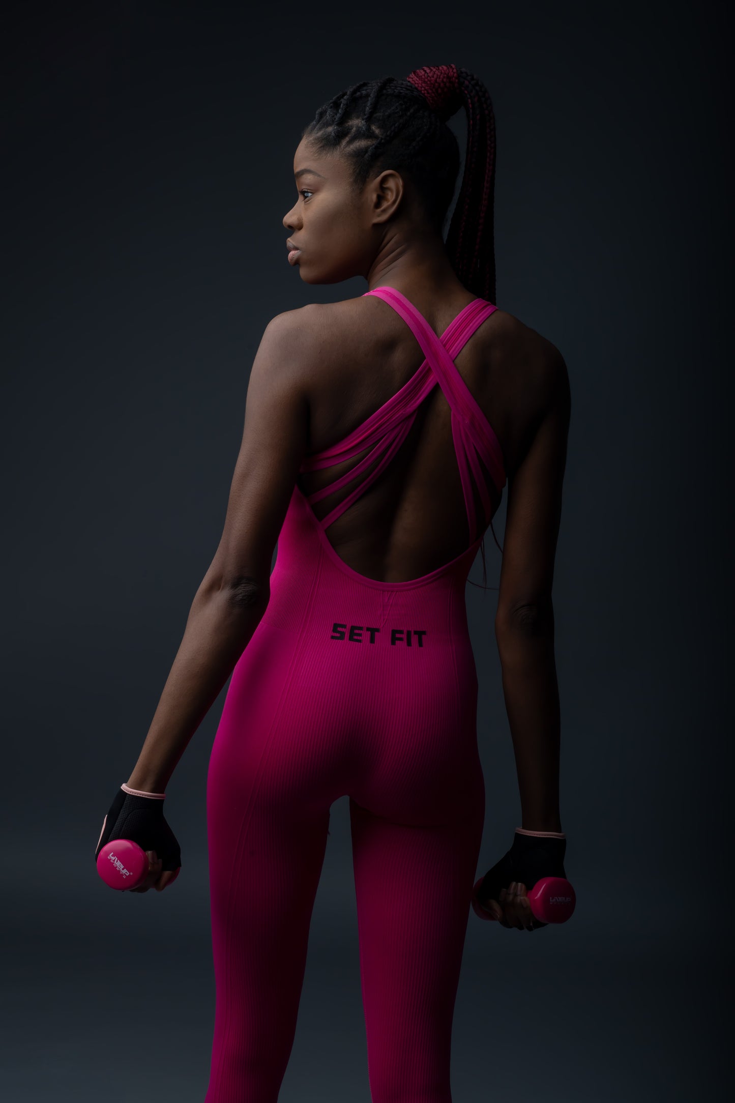 Salopeta sport dama Sarah roz modelatoare