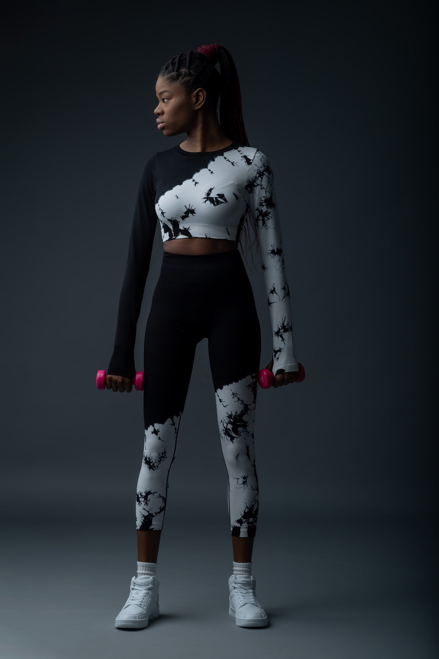 Set dama pantaloni + top sport Lidya