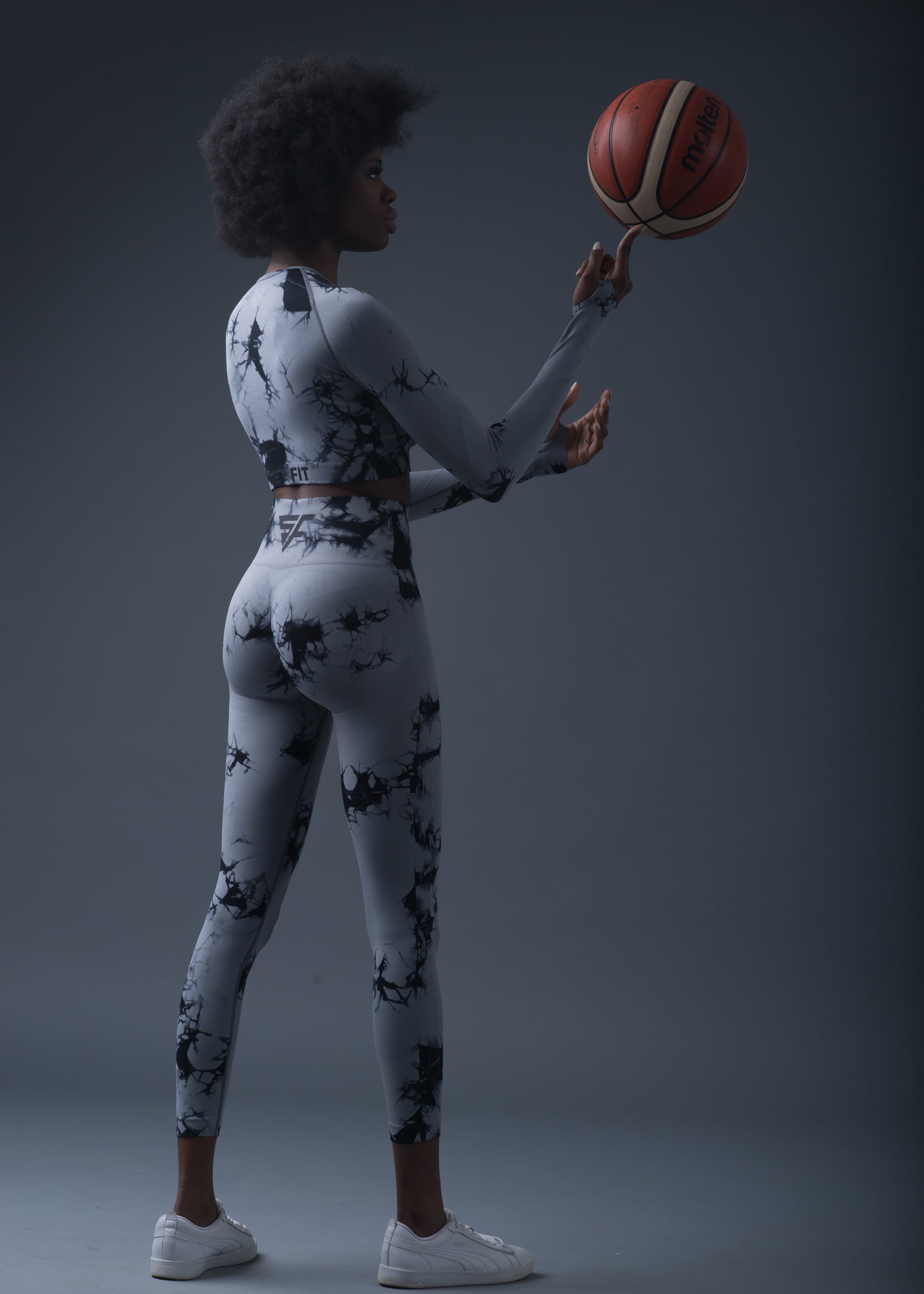 Colanti dama sport Ava gri