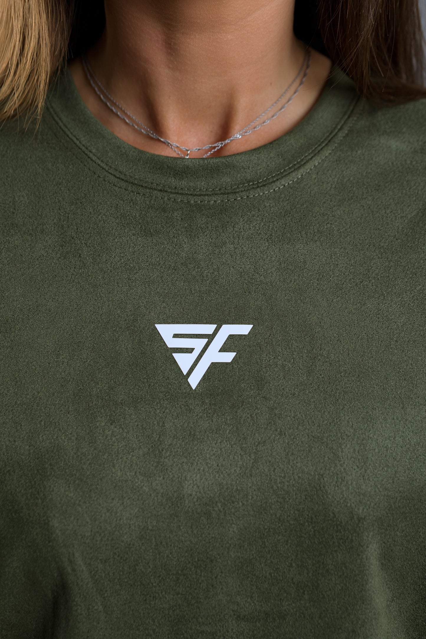 Tricou dama sport Agnes kaki