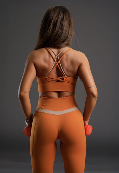 Set dama sport Medeea (colanti + bustiera)