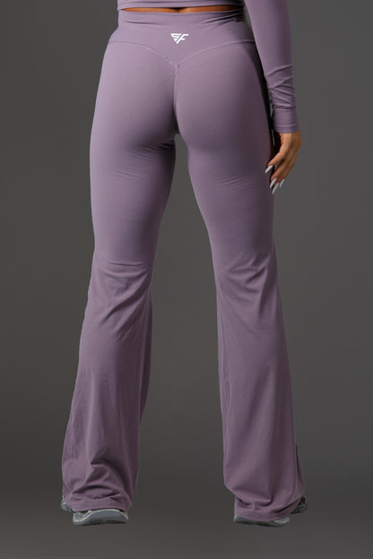 Set dama sport evazat Zelie (bluza+pantalon) lavanda