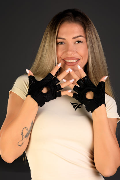 Manusi dama sport Ecaterina negre