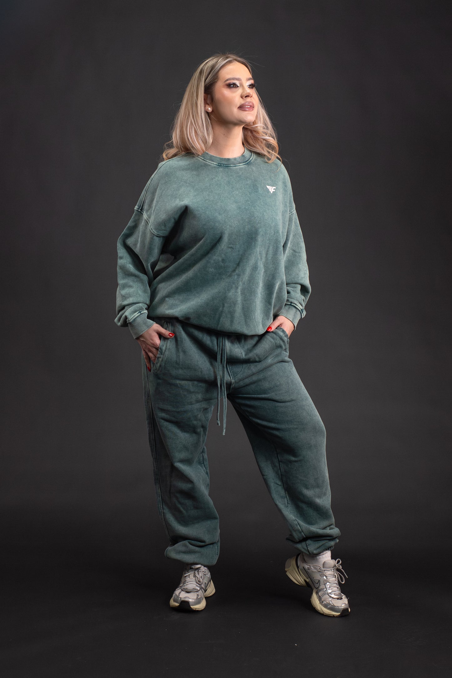 Bluzon dama sport Charlotte verde salvie