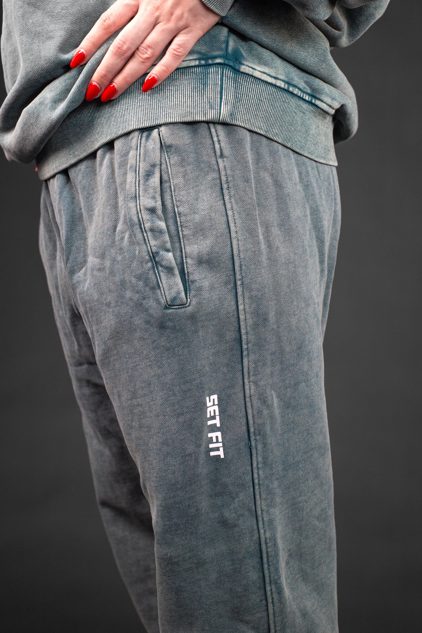 Pantalon dama sport Charlotte verde salvie