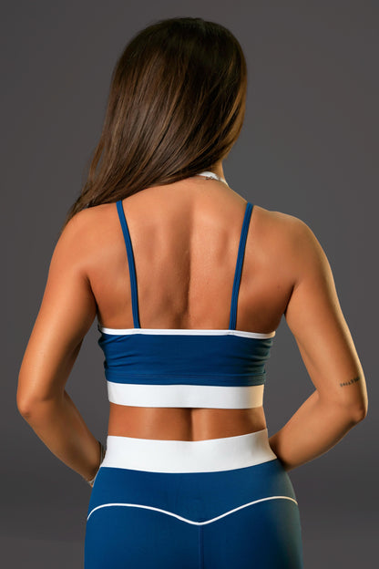 Set dama sport Kaira Performance ( top+colant) albastru marin