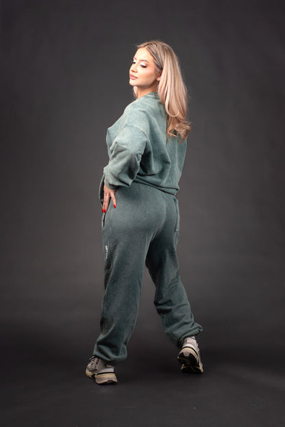 Pantalon dama sport Charlotte verde salvie