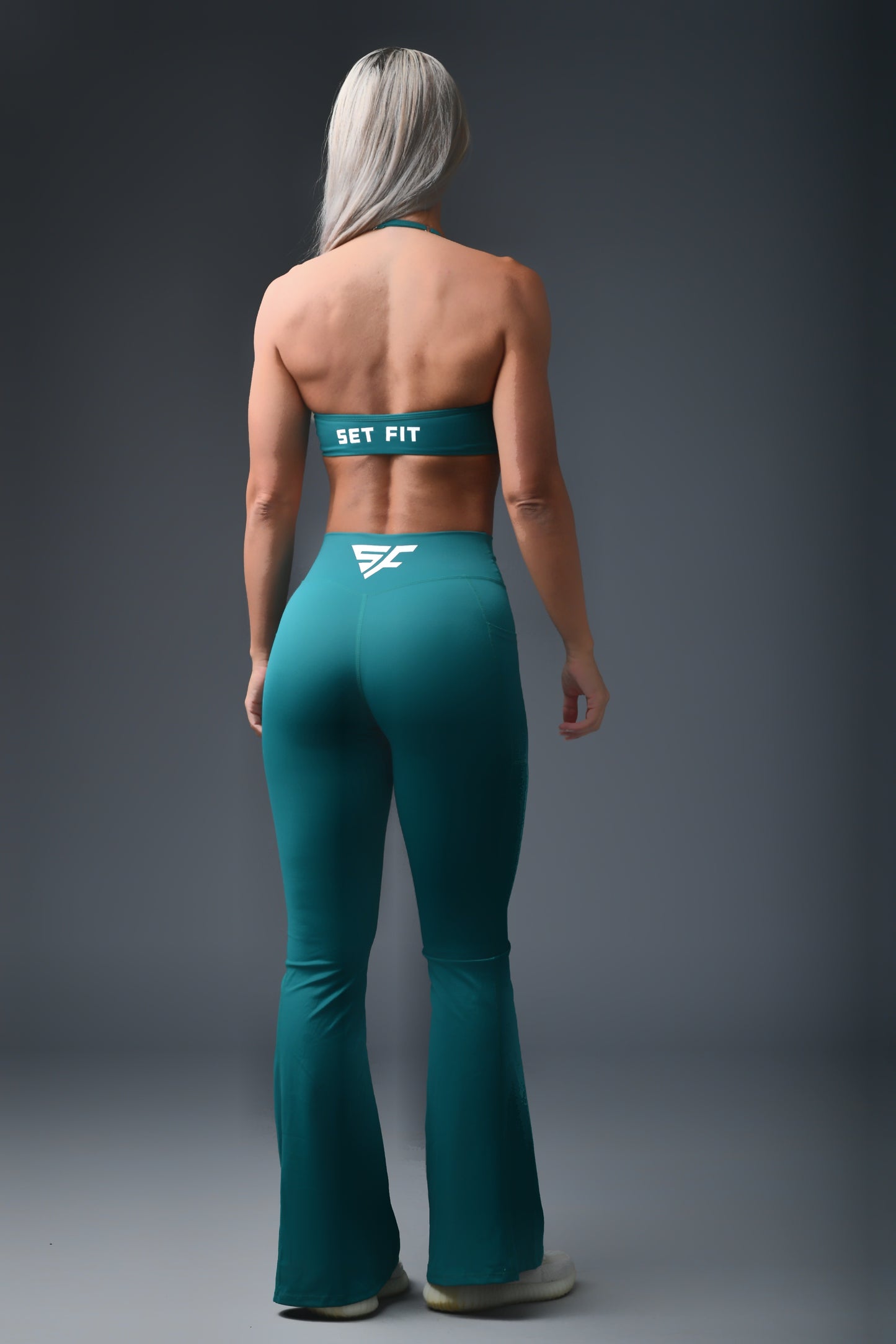 Set sport dama Selina turcoaz