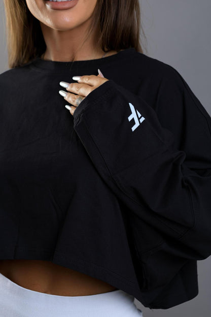 Hoodie dama sport Amy negru