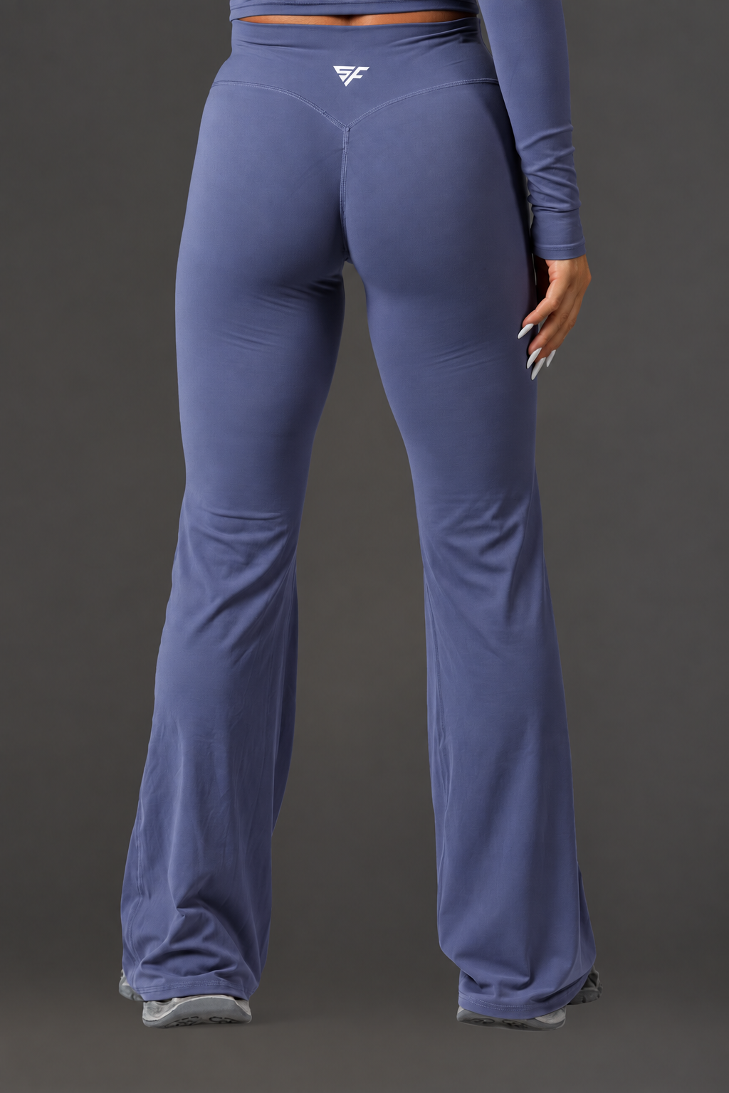 Set dama sport evazat Mauve Mist (bluza+pantalon)