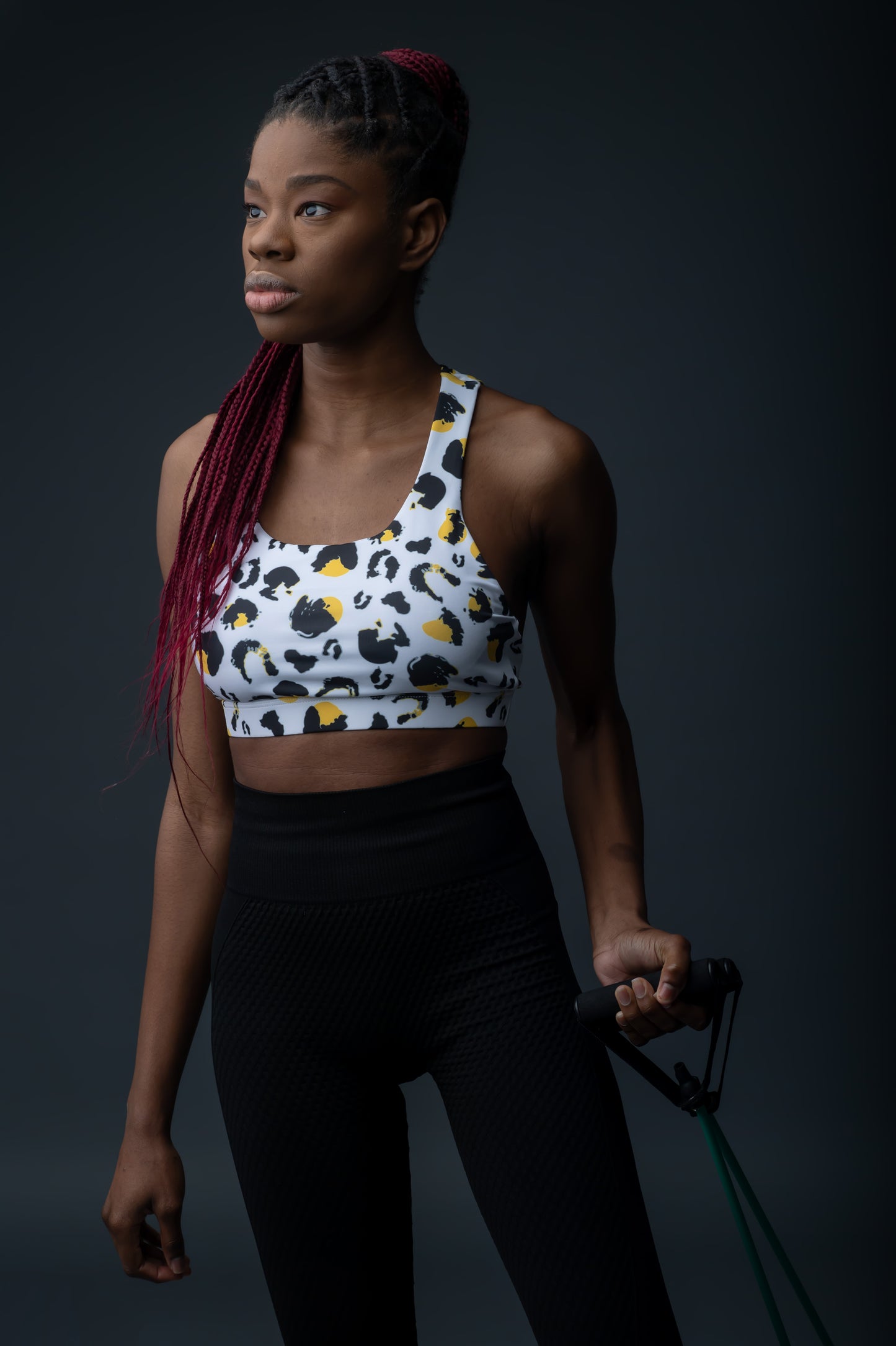 Bustiera dama sport Cindy animal print