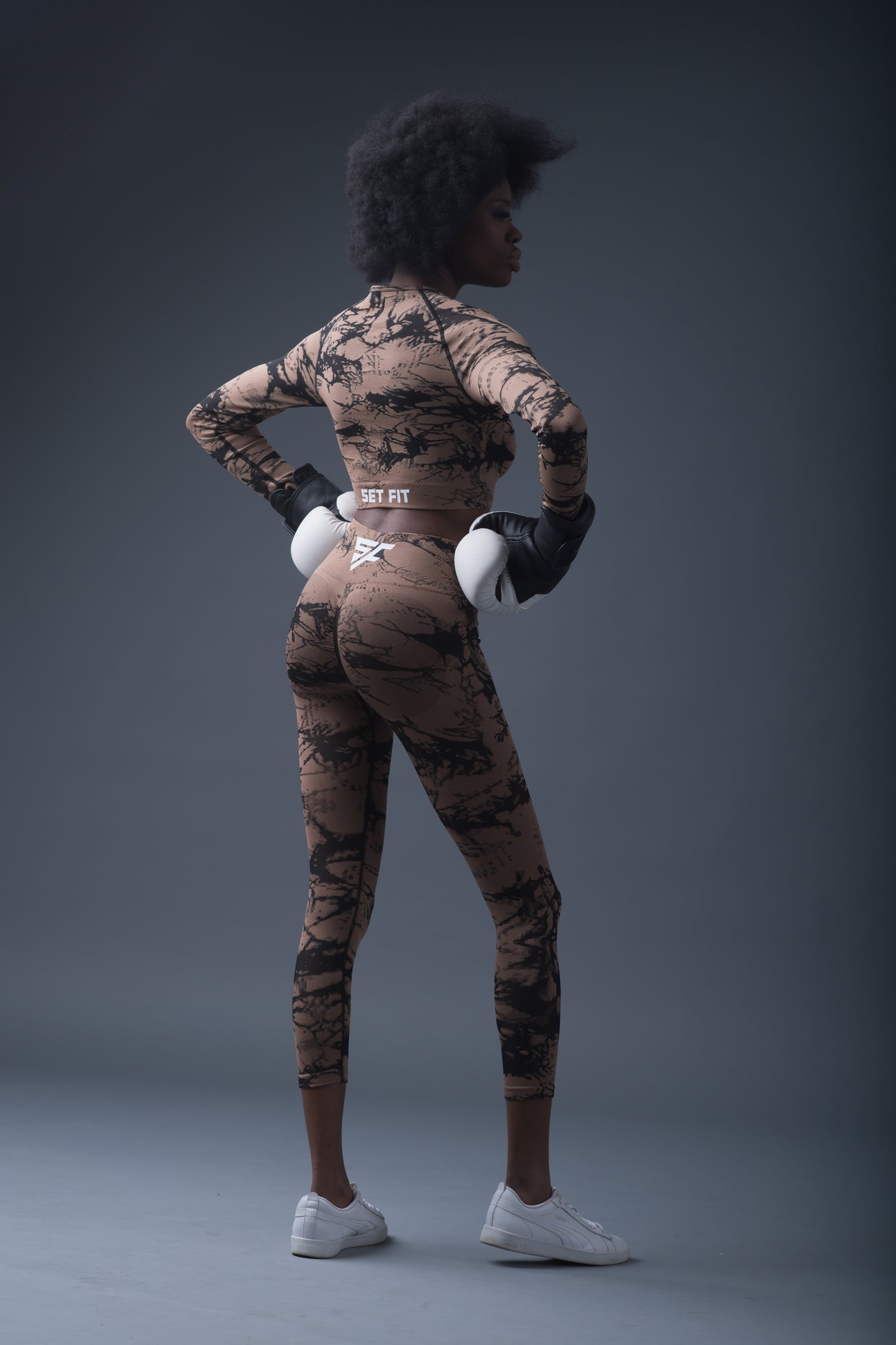 Set pantaloni + top sport Naomi