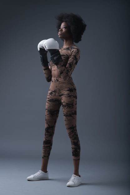Set pantaloni + top sport Naomi