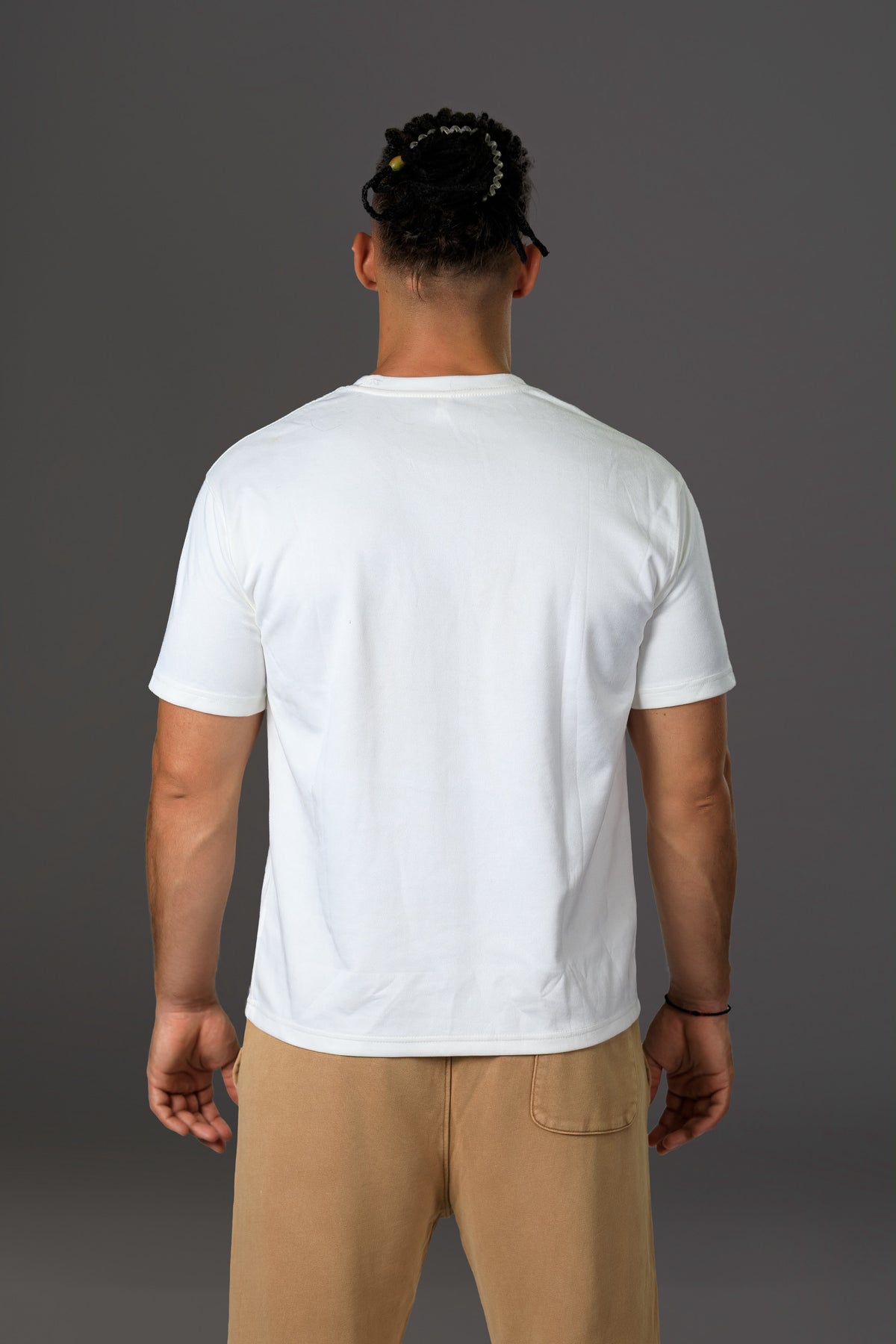 Tricou barbati sport Mihail alb