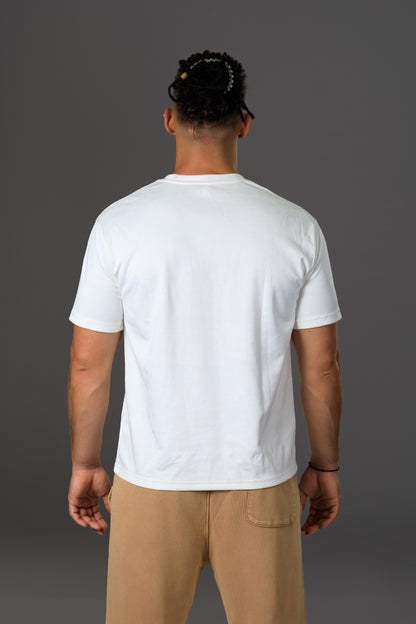Tricou barbati sport Mihail alb