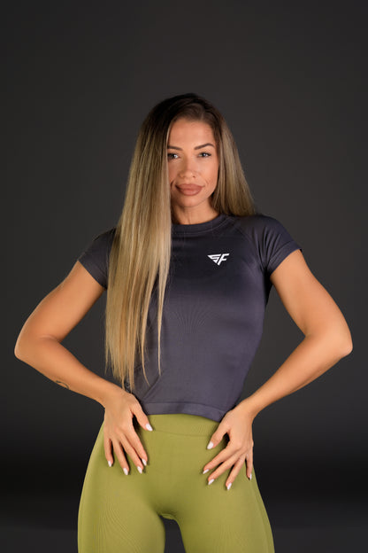 Tricou dama sport Vera gri