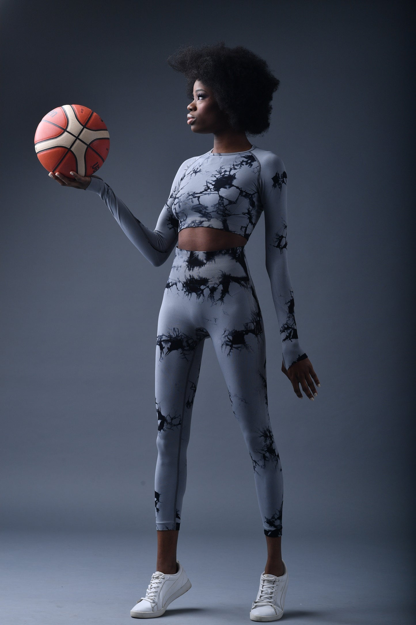 Colanti dama sport Ava gri