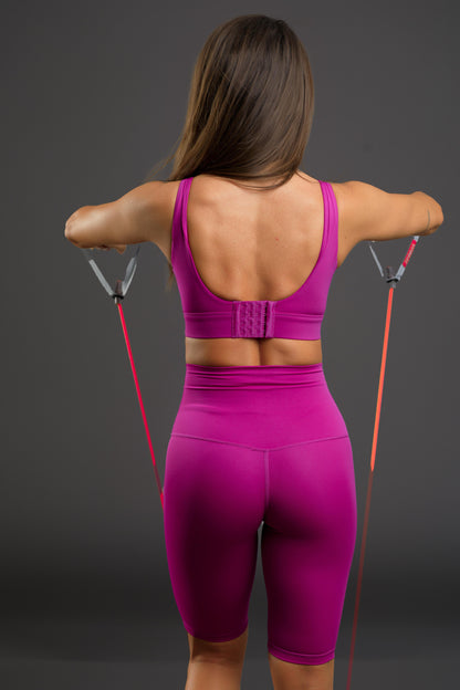 Set dama sport scurt 3/4- Hiraani ( bustiera + pantalon)