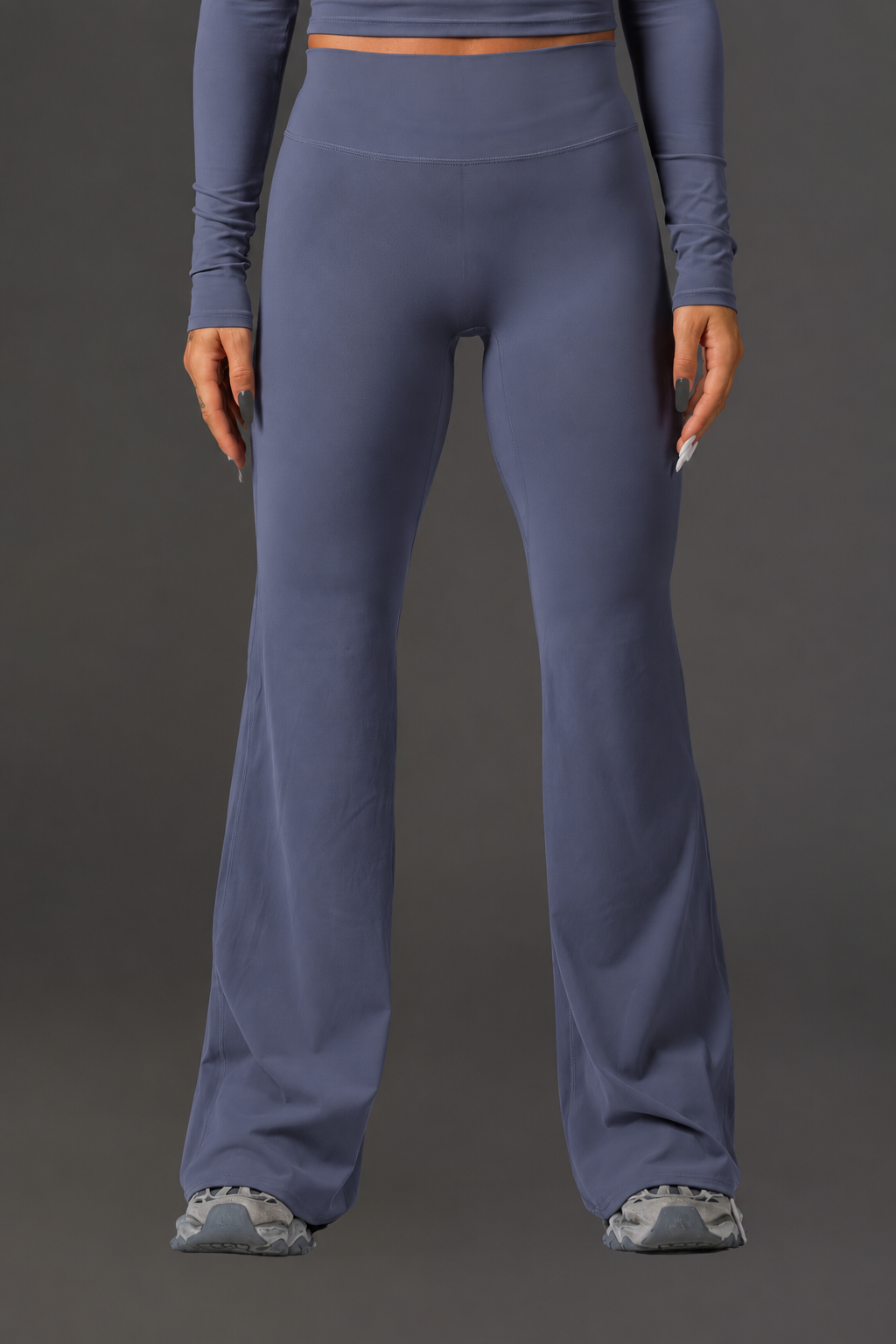 Set dama sport evazat Mauve Mist (bluza+pantalon)