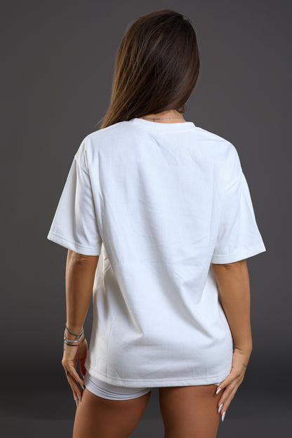 Tricou dama sport Agnes alb