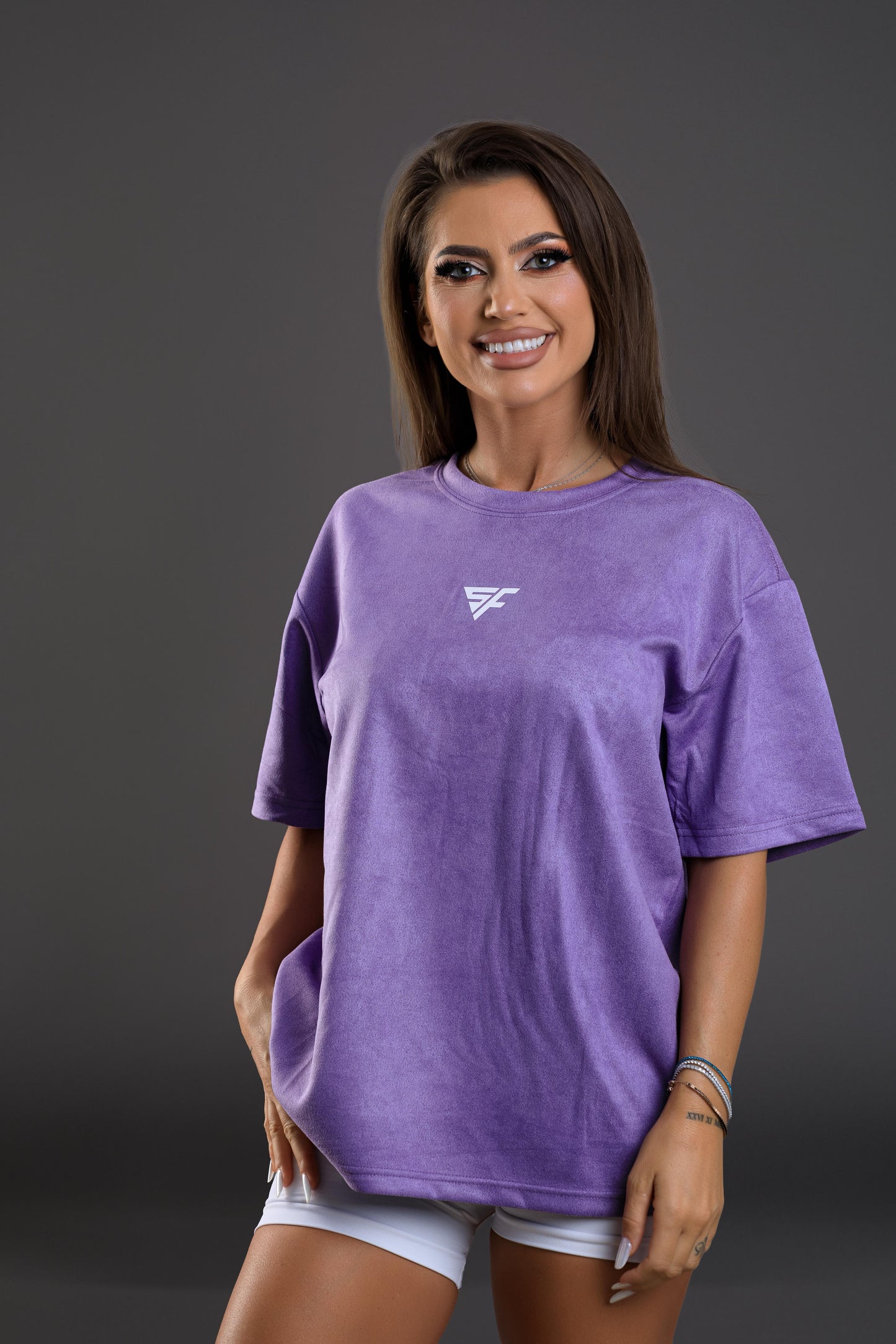 Tricou dama sport Agness mov