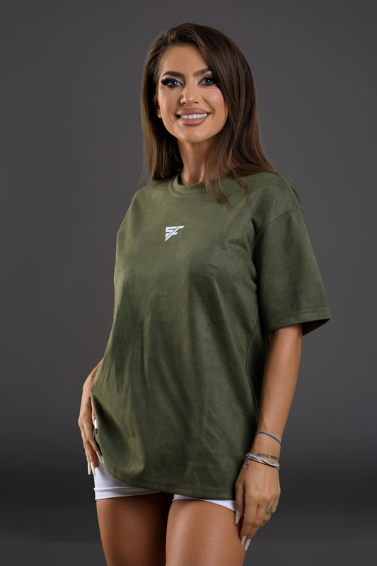 Tricou dama sport Agnes kaki