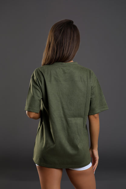 Tricou dama sport Agnes kaki