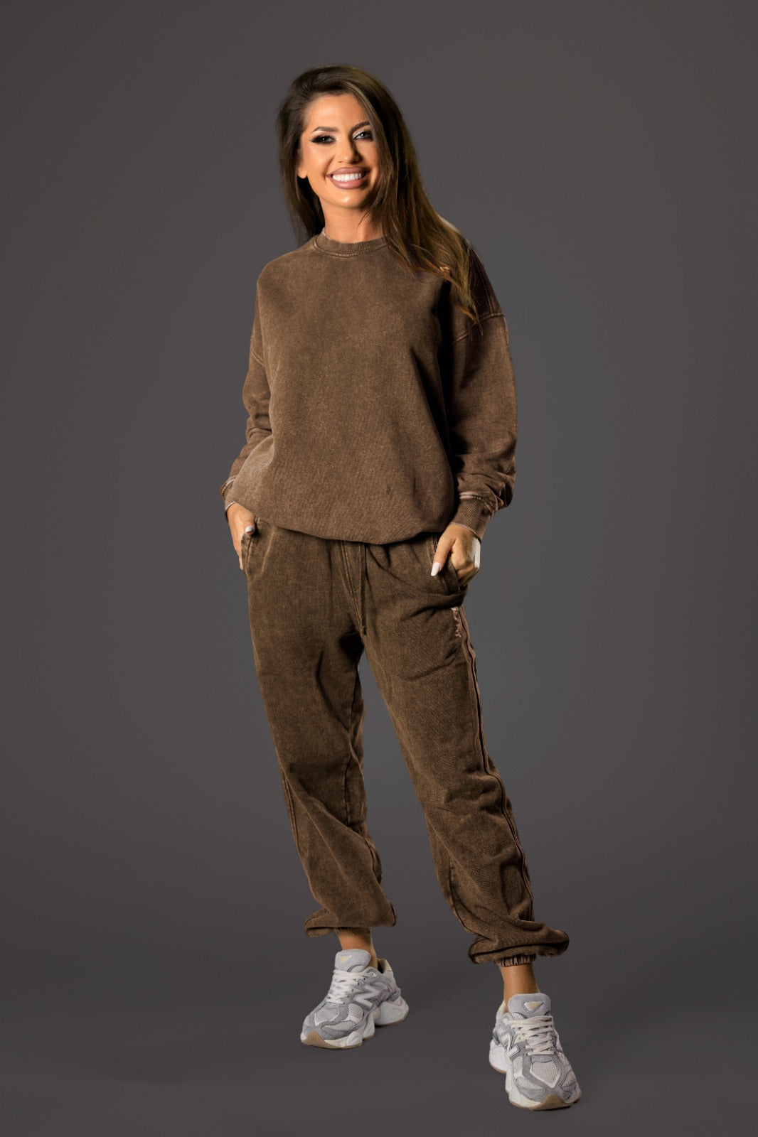 Trening dama sport Maeve (bluzon + pantalon) maro