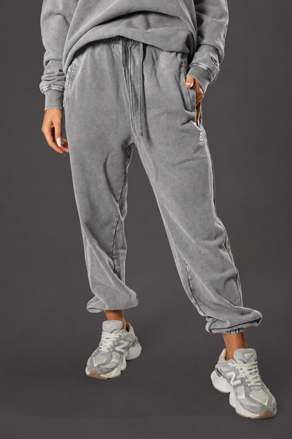 Pantalon dama sport Zaria gri deschis