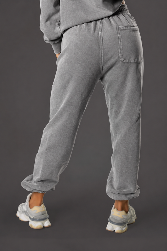 Pantalon dama sport Zaria gri deschis