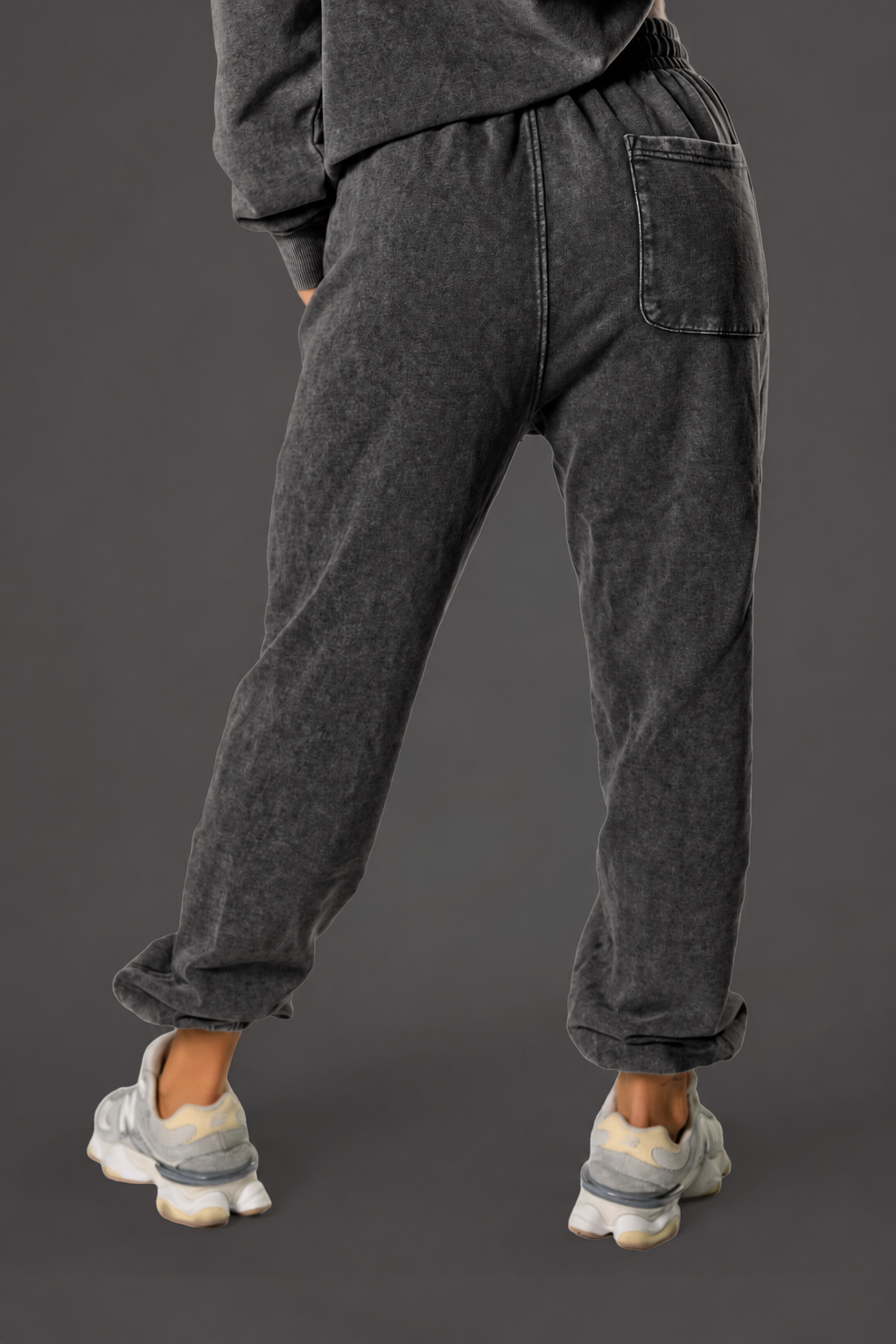 Pantalon dama sport Leona gri inchis