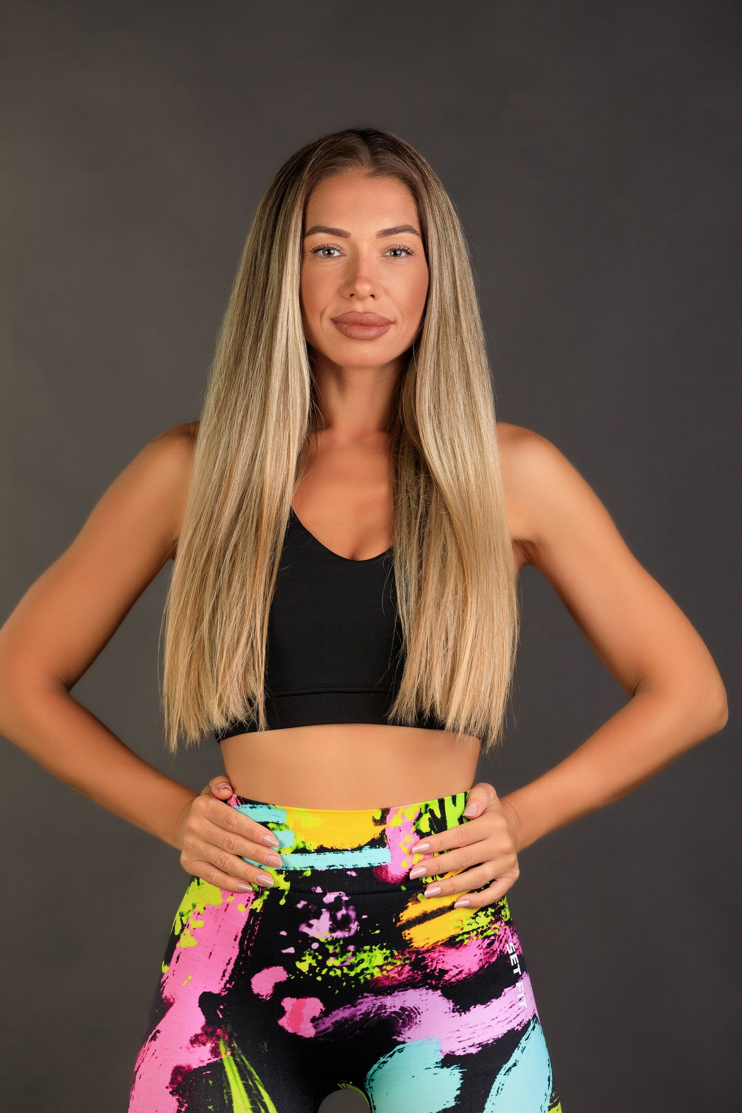 Bustiera sport dama Helen Neagra